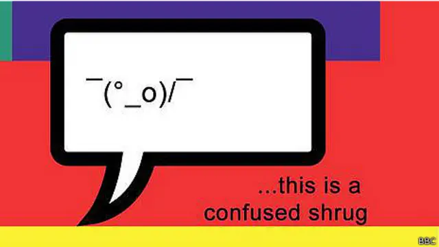 Смайлик "пожимая плечами в растерянности"