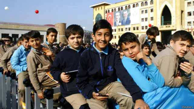 Турецкие школьники