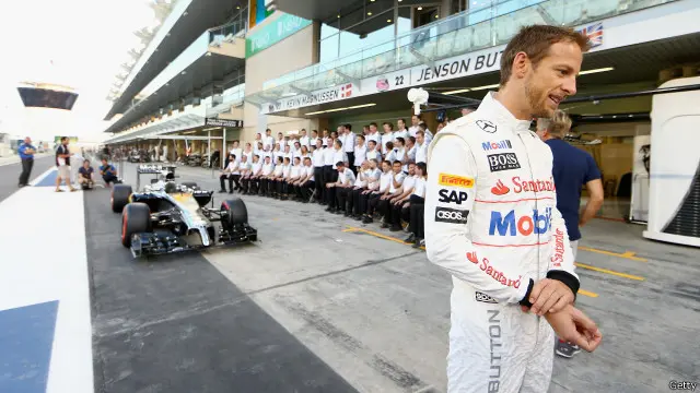 Jenson button and fernando alonso