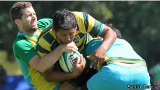 Jugadores de rugby en Venezuela