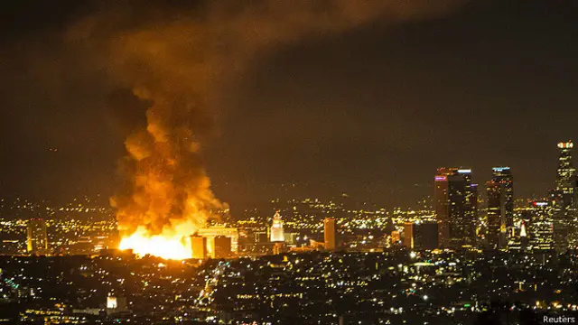 Incendio en Los Ángeles