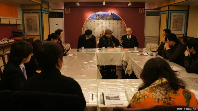 孔健的论语塾收费比孔子学院贵(BBC中文网照片)