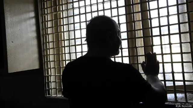 заключенный в камере "Матросской тишины"