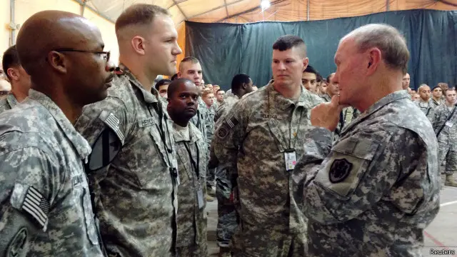 يوجد لدى واشنطن نحو 3000 عسكري في العراق لتوفير الأمن للسفارة ومساعدة العراقيين في التدريب والمشورة.