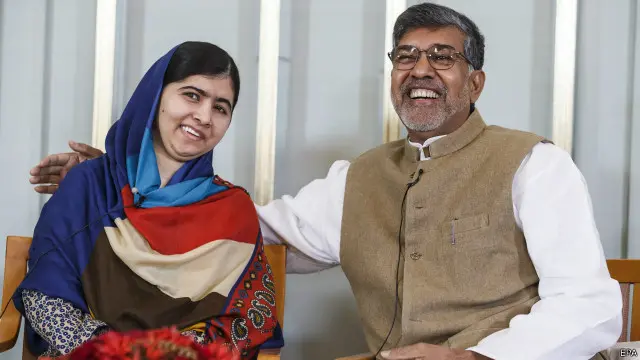  دونوں ممالک میں تعلیم کے لیے کام کرنے والوں کو مشترکہ طور پر نوبیل امن ایوارڈ ملنا ہمارے لیے فخر کی بات ہے۔ ملالہ یوسفزئی