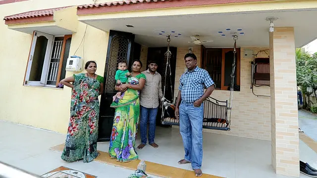 नरेश परमार का आधुनिक सुविधाओं वाला घर.