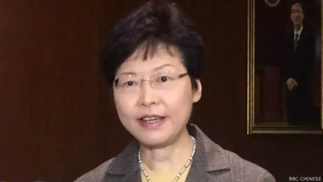 香港政务司司长林郑月娥（BBC中文网照片）