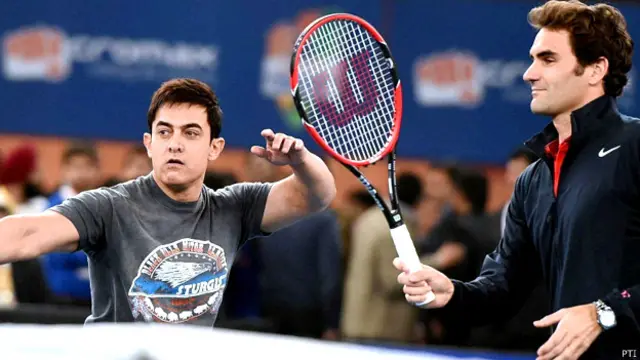 आमिर ख़ान, रोजर फ़ेडरर