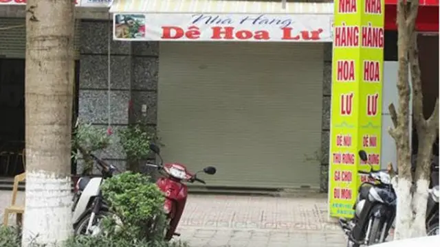Nhà hàng được chọn làm địa điểm gặp gỡ đã bất ngờ đóng cửa