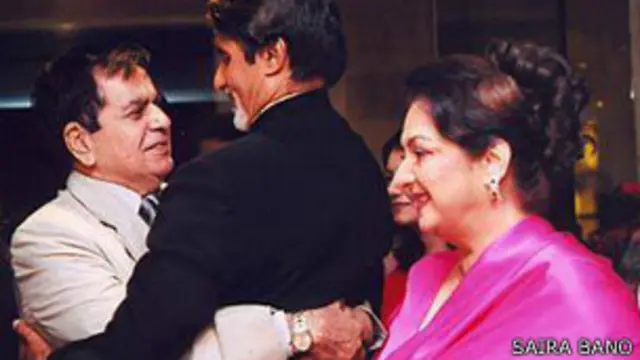 दिलीप कुमार, अमिताभ बच्चन, सायरा बानो