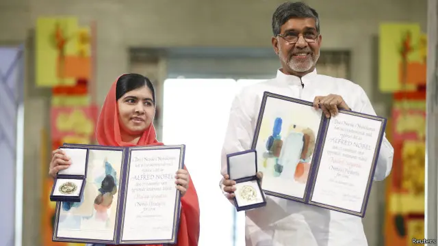 ملالہ نے امن انعام کے ساتھ ملنے والی رقم اپنے آبائی علاقے میں سکولوں پر خرچ کرنے کا اعلان کیا ہے