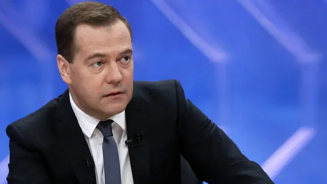 El primer ministro de Rusia, Dimitri Medvedev