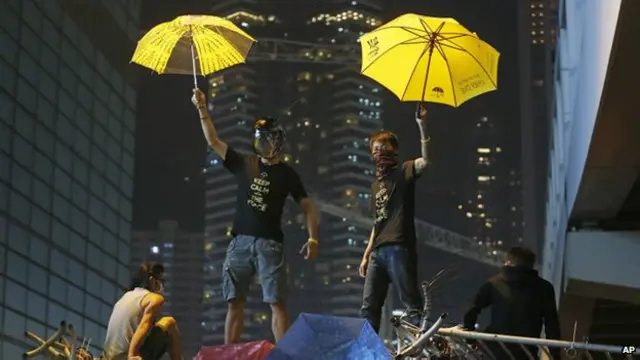 El miércoles, todavía algunos estudiantes se mostraban desafiantes.