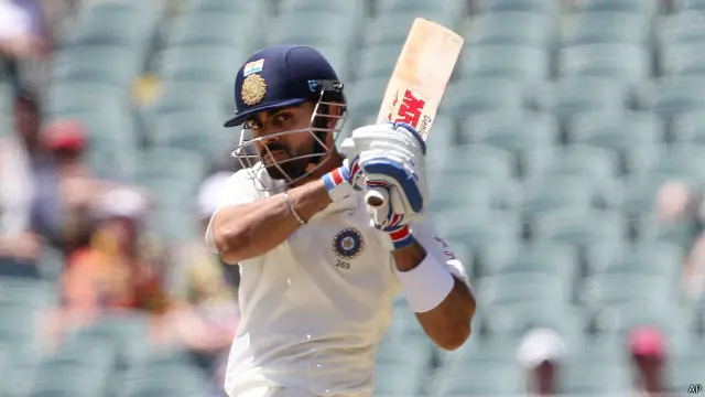 کوہلی نے 18 چوکوں کی مدد سے 169 رنز بنائے