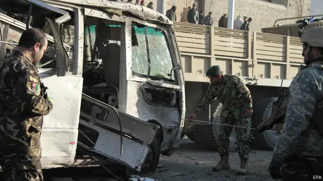 افغان طالبان نے اس حملے کی ذمہ داری قبول کی ہے