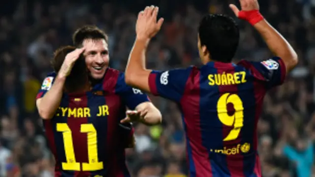 El tridente sudamericano brilló en la semifinal.