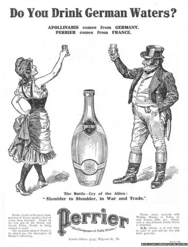 Publicidad de Perrier