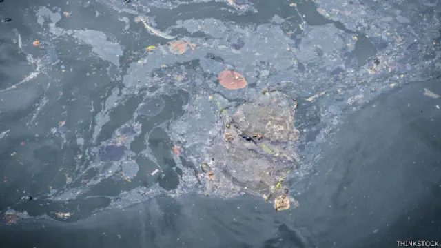 Basura en el océano