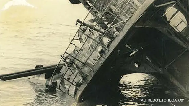 Graf Spee, foto de Alfredo Etchegaray