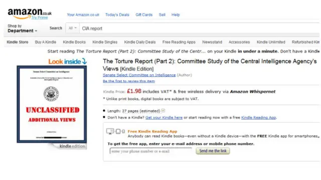 El documento de 525 páginas fue compilado por senadores demócratas.