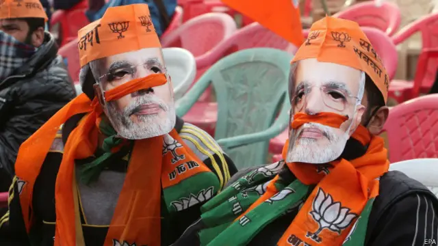 नरेंद्र मोदी, हिन्दुत्व, भाजपा