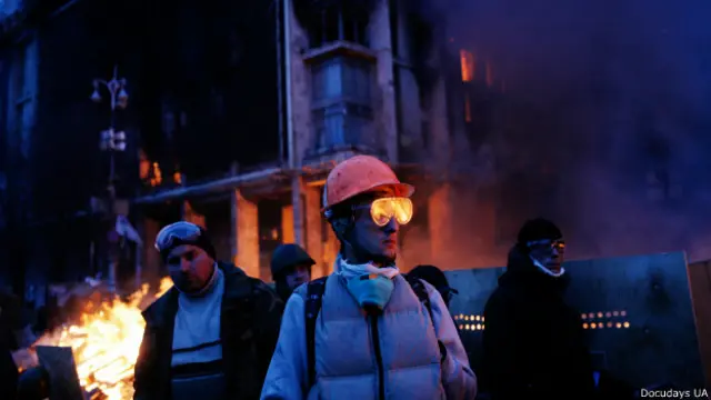 Кадр из фильма "Евромайдан. Черновой монтаж"