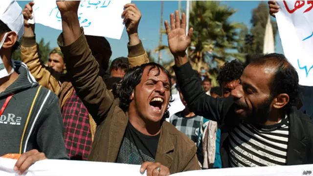 مظاهرة مناوئة للحوثيين في صنعاء