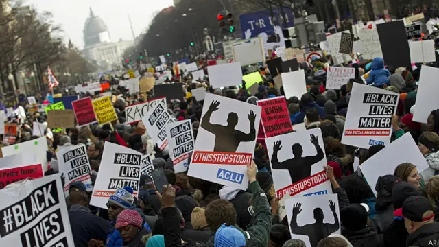 زیادہ تر افراد کا کہنا تھا کہ گارنر کی موت انھیں یہاں لانے کا باعث بنی ہے۔
