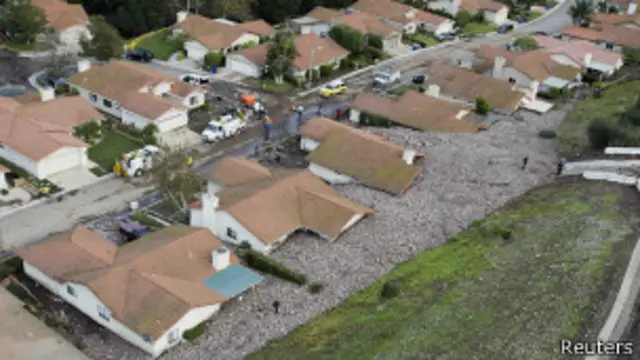 Fuertes tormentas en California