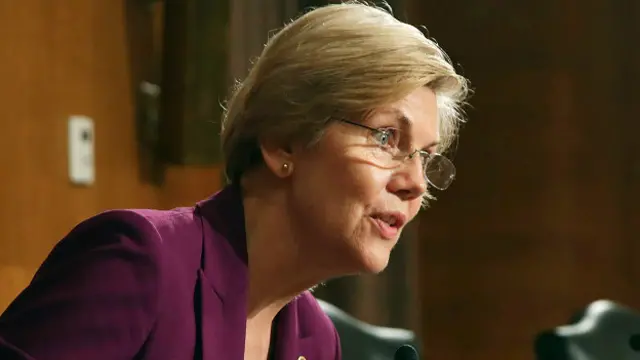 سینیٹر الزابتھ وارین مالی ضابطوں میں نرمی کے سخت خلاف ہیں