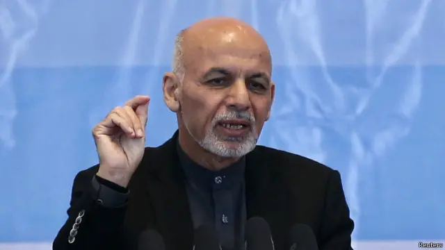 أشرف غني دعا إلى محادثات مع حركة طالبان