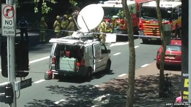 ایبی ہیمفلنگ نے یہ اپنی کھڑکی سے لی جانے والی یہ تصویر پوسٹ کی ہے