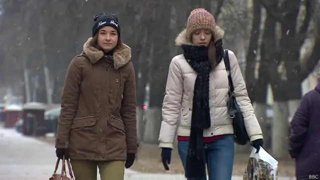 Прохожие в Рязани