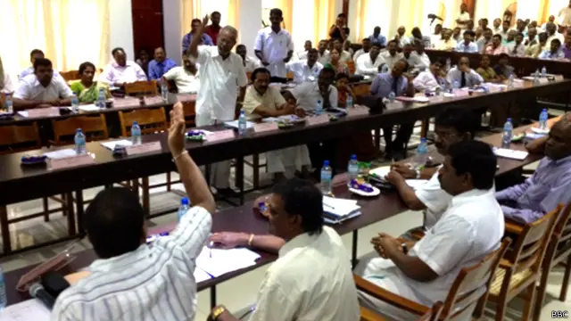 උතුරු පළාත් සභාවේ සැසිවාරයක් 