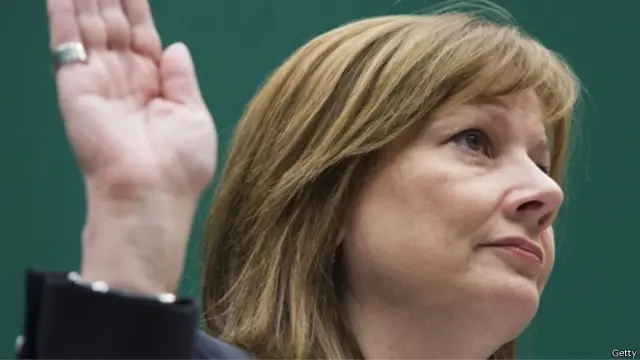 ماري بارا مديرة الشركة مثلت للشهادة أمام الكونغرس أكثر من مرة هذا العام