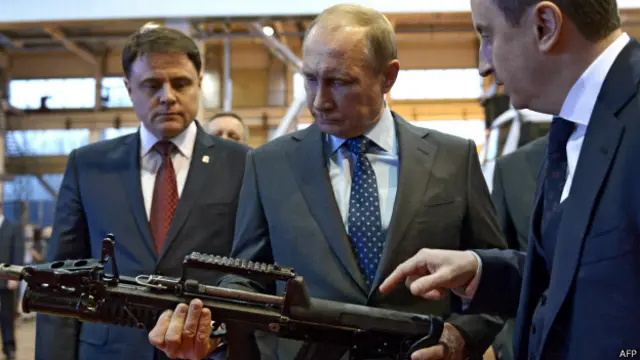 Президент России на оружейном заводе