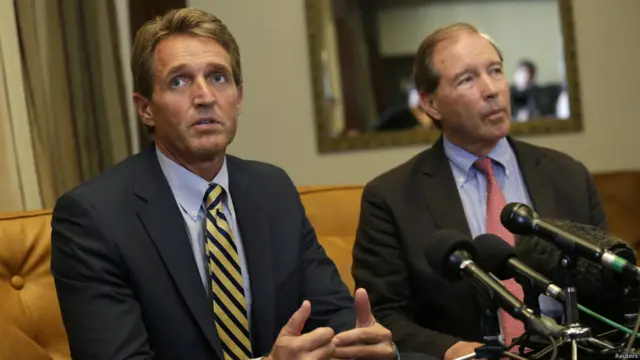 Senadores que visitaron a Alan Gross