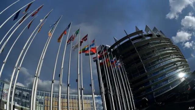 Здание европарламента в Брюсселе
