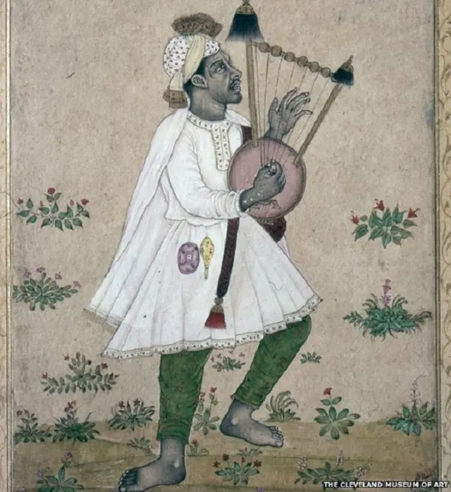 भारत के इतिहास में अफ्रीका की भूमिका पर दिल्ली में आयोजित एक प्रदर्शनी में शामिल तस्वीर.