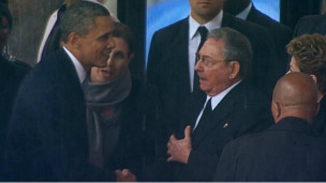 Castro y Obama
