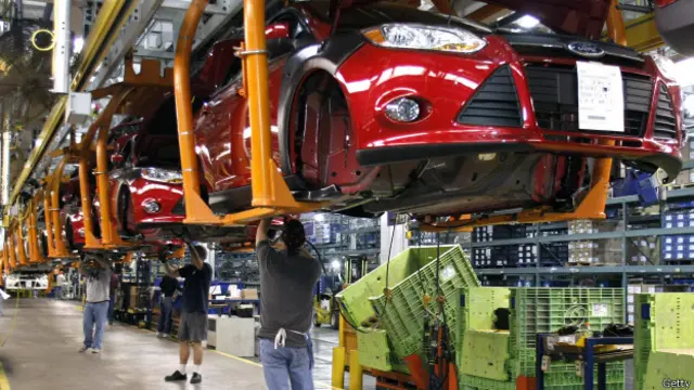 Fábrica de automóviles en Estados Unidos