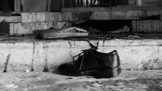 पेशावर के आर्मी पब्लिक स्कूल में घटनास्थल का दृश्य.