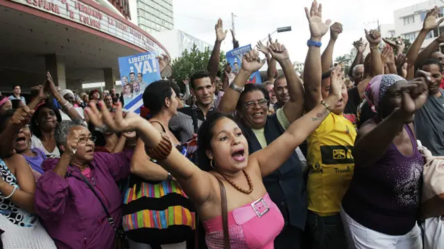 Pengumuman proses normalisasi AS-Kuba mendapat sambutan meriah dari warga Kuba.