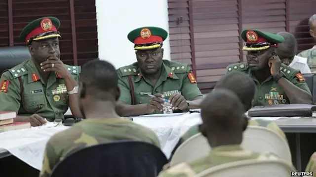 Para serdadu dituding berkonspirasi membangkang terhadap atasan Divisi ke-7, Angkatan Darat, Nigeria.