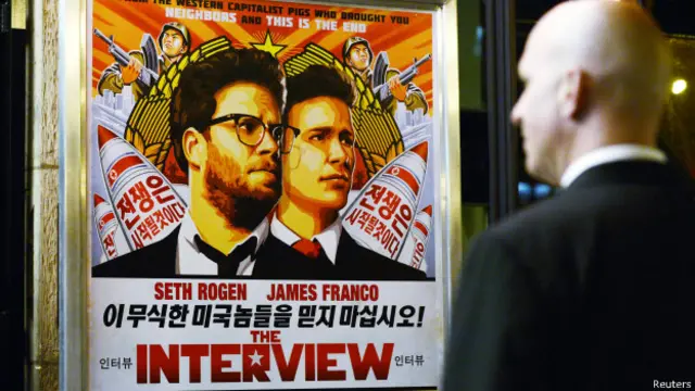 《采访》的首映式海报