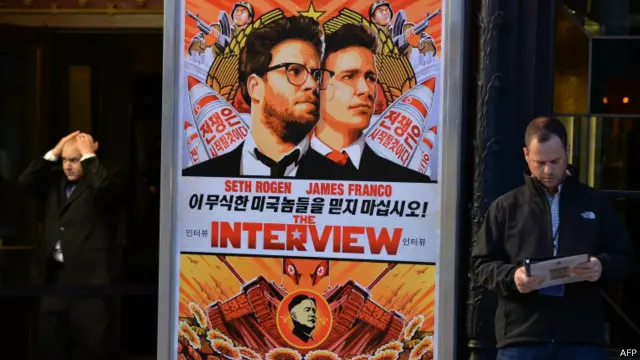 نیویارک میں ہونے والا فلم کا پریمیئر بھی ہیکروں کی طرف سے دھمکیوں کے باعث منسوخ کر دیا گیا تھا