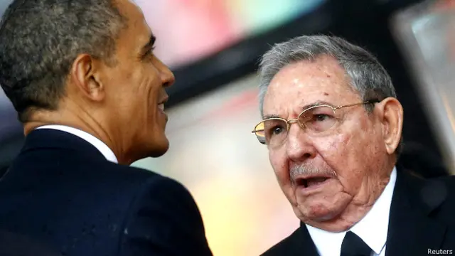 Raul Castro mengklaim embargo ekonomi telah menyebabkan kerusakan ekonomi yang besar.