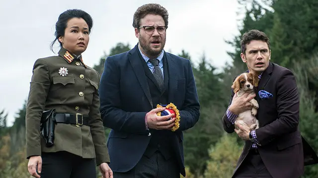 فلم کے دونوں مرکزی کرداروں کو شمالی کوریا کے رہنما کم جونگ ان سے ملنے کا موقع ملتا ہے اور سی آئی اے ان دونوں کو کم کو مارنے کو کہتی ہے