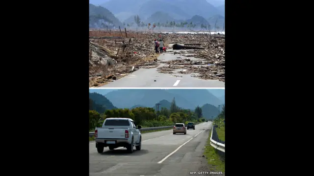 Proses relokasi dan pembangunan kembali kawasan tsunami di Indonesia dikoordinir oleh BRR atau Badan Rehabilitasi dan Rekonstruksi NAD-Nias 