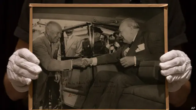 विंस्टन चर्चिल और अमरीका के राष्ट्रपति 